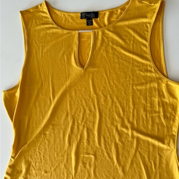 NWT - Thalia Sodi Women’s Gold Pleated Asymmetrical Maxi Dress Size XL - Picture 3 of 13